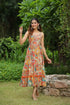 Women Fit & Flare Floral Printed Ethnic Dress